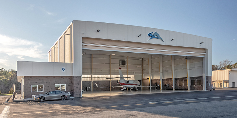 Atlantic Aviation Hangar O Steel Building Kirby Building Systems