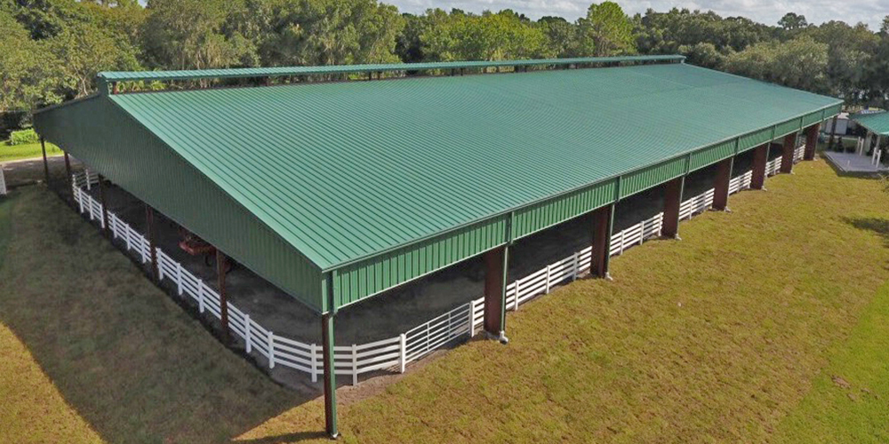 Shea Covered Horse Riding Arena Building Kirby Building Systems