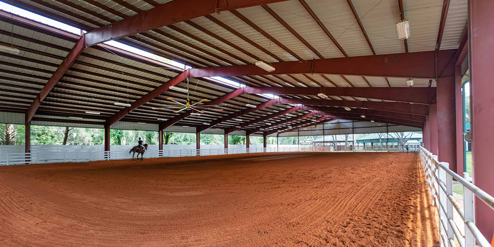 Custom Equestrian Riding Arena Metal Building