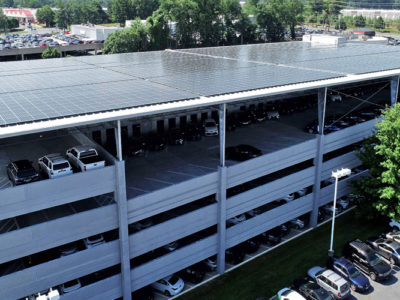 Parking Garage Steel Solar Canopy Building