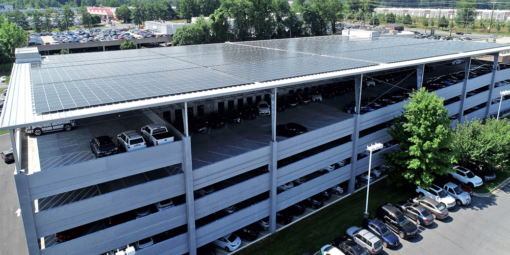 Parking Garage Steel Solar Canopy Building