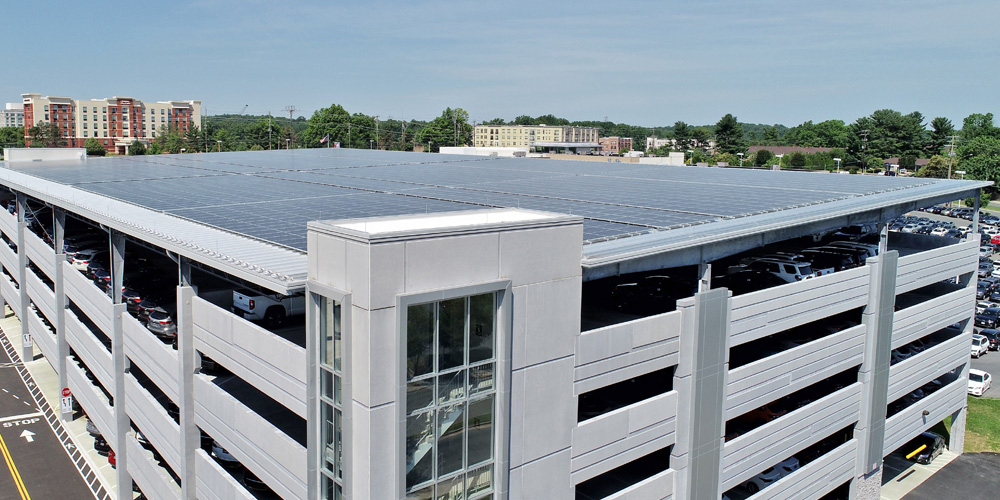 Parking Garage Steel Solar Canopy Building