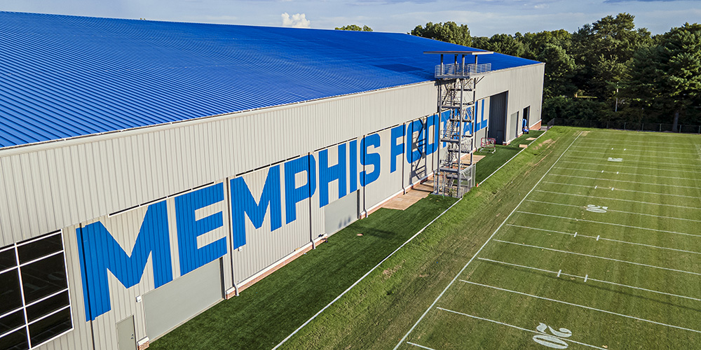 Michigan University Football Practice Building