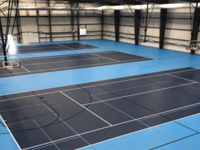 Athletic Building Basket Ball Courts