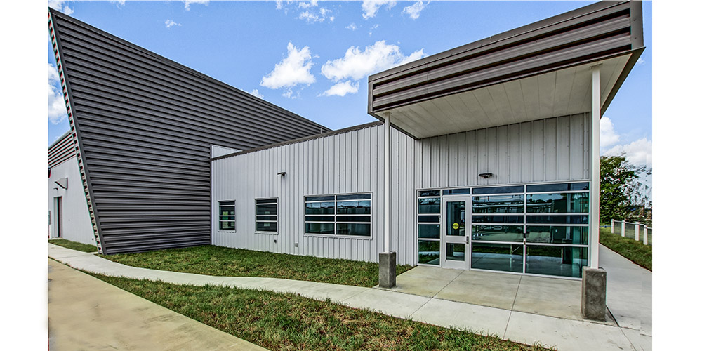 Pre-engineered steel building hangar