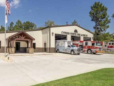 Fire station - pre-engineered metal building