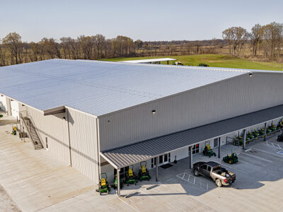 Tractor equipment sales & service building