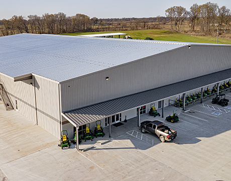 Tractor equipment sales & service building