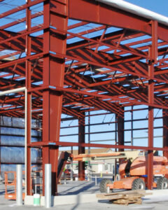 Erecting a metal building