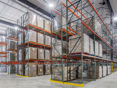 Steel building food bank