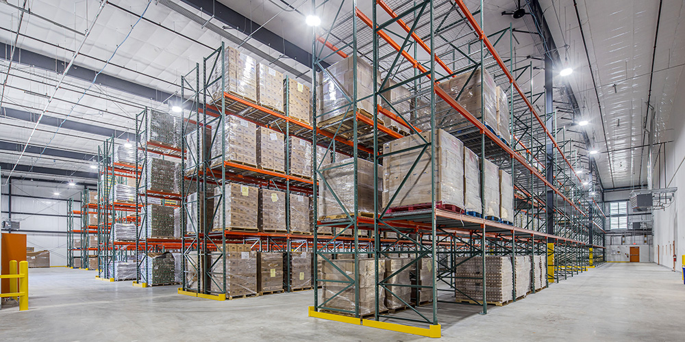 Steel building food bank