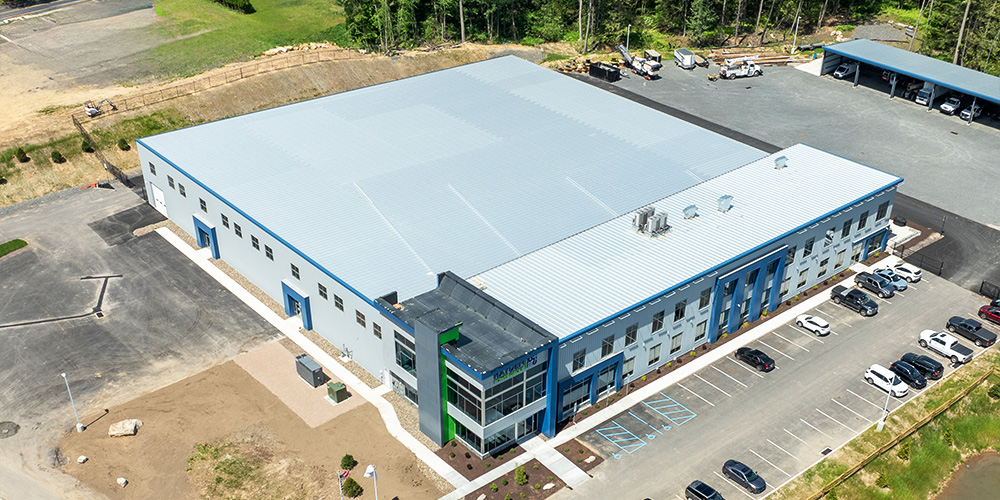 Office and warehouse metal building