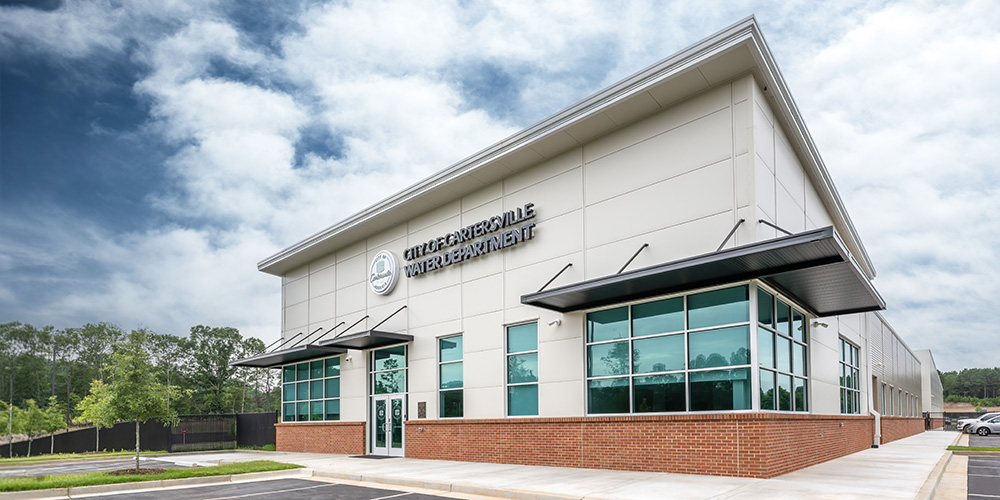 Office and water utility building