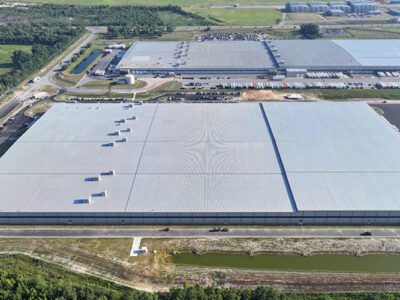Large scale manufacturing plant