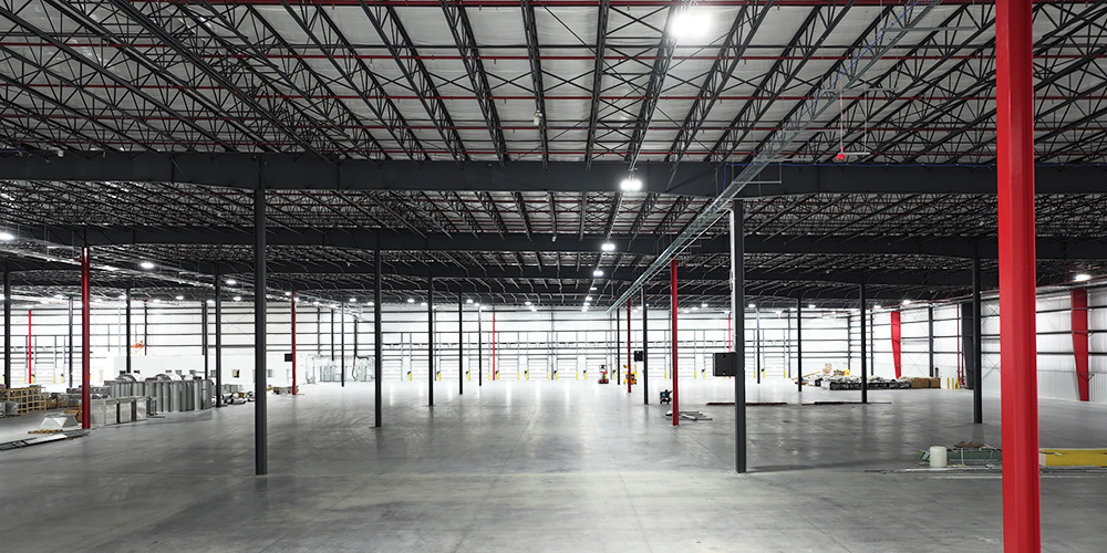Manufacturing plant interior