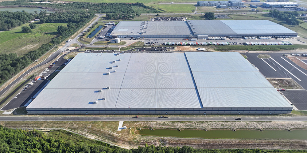 Large scale manufacturing plant