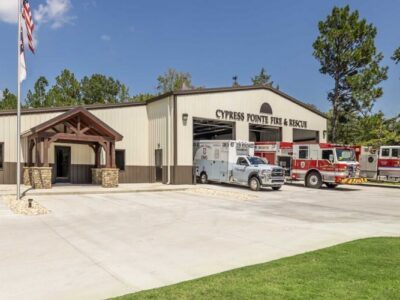 pre engineered fire station building