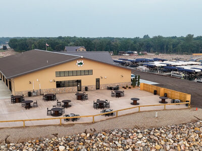 Event center metal building