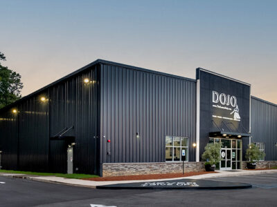 Karate studio metal building