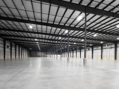 Steel building warehouse